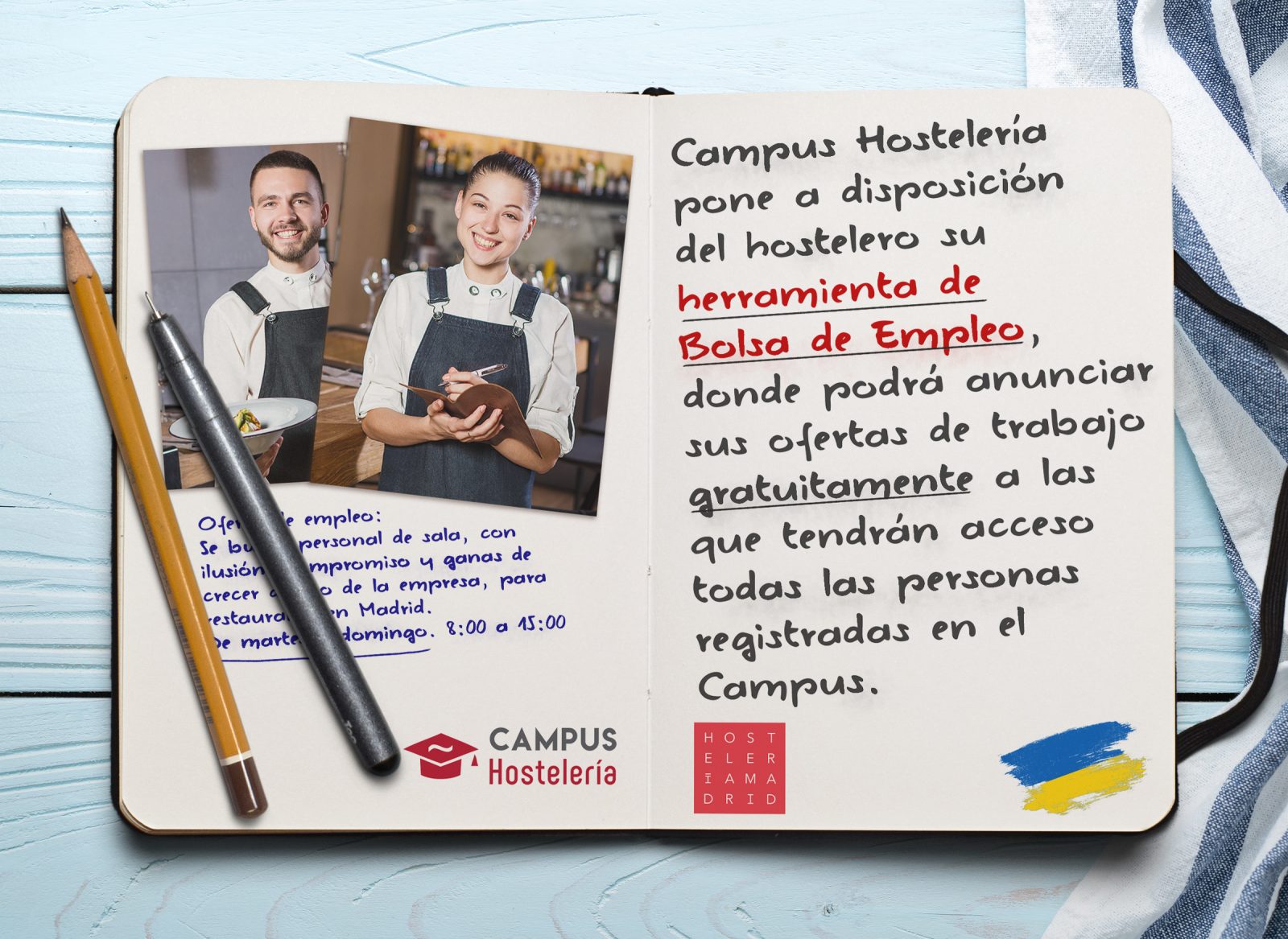 La hostelería apoya la inserción laboral de ciudadanos de Ucrania en el país - La Viña