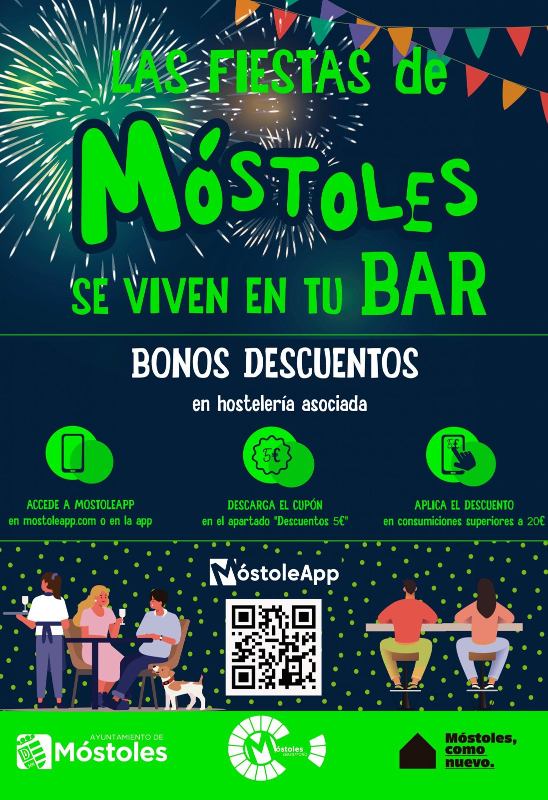Vuelve la campaña ‘Las Fiestas de Móstoles se viven en tu bar’ - La Viña