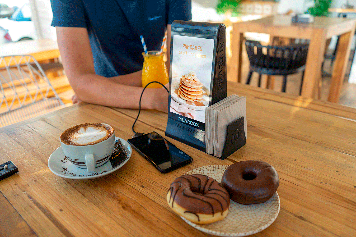 Servilleteros digitales en hostelería - La Viña