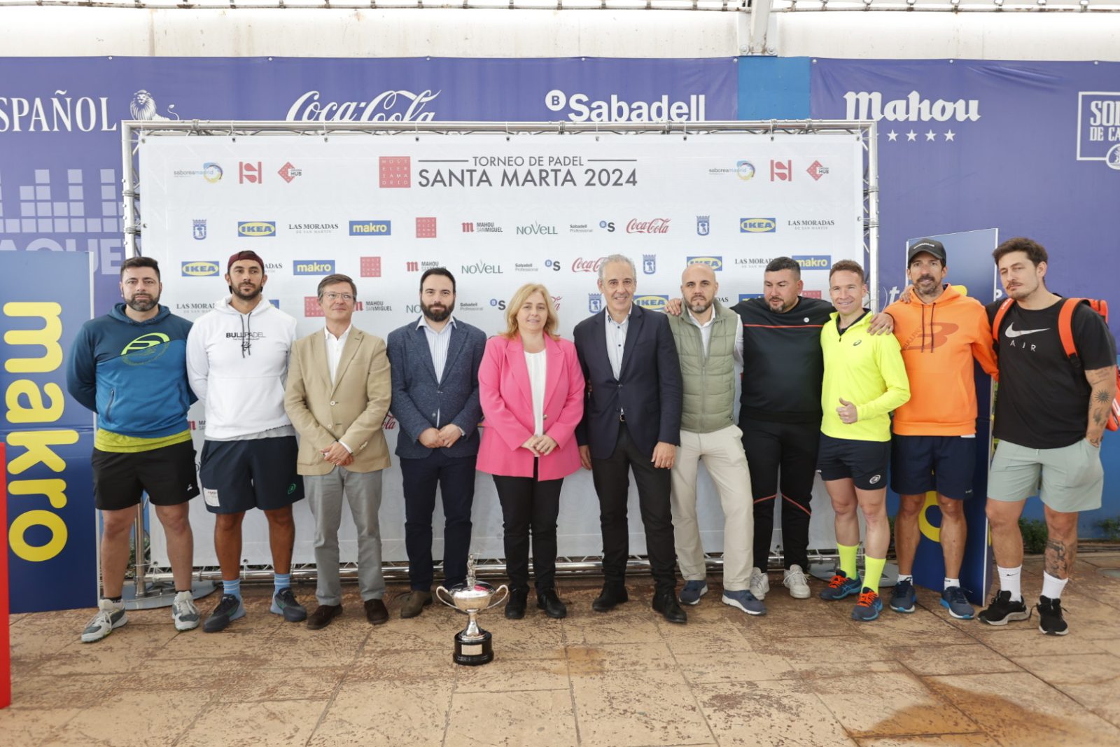 José Luis Ferreiro y Raúl Serrano ganan la Copa Santa Marta de Pádel Hostelería Madrid - La Viña