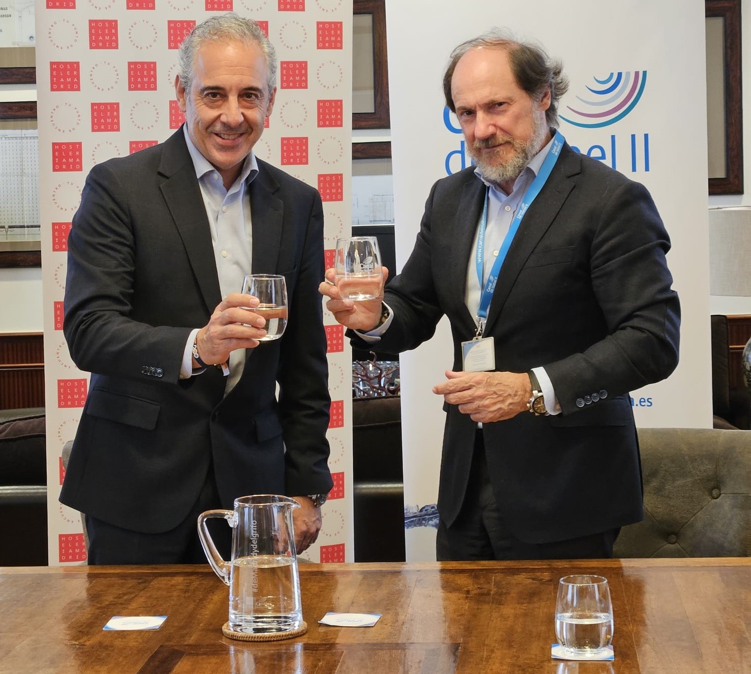 Canal de Isabel II y Hostelería Madrid fomentarán la sostenibilidad impulsando el consumo eficiente del agua del grifo - La Viña