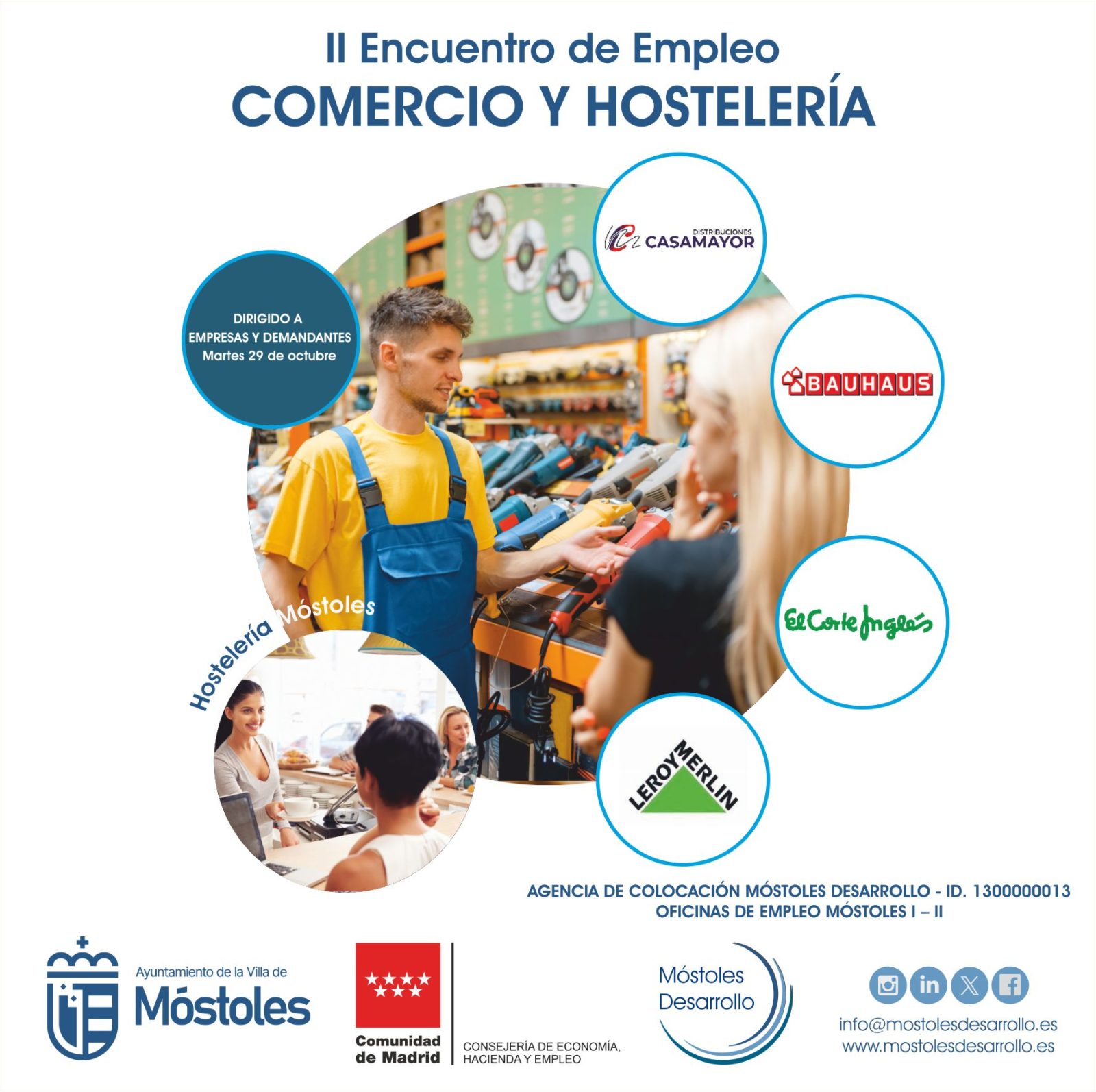 Convocado un encuentro sectorial de empleo en hostelería en Móstoles - La Viña