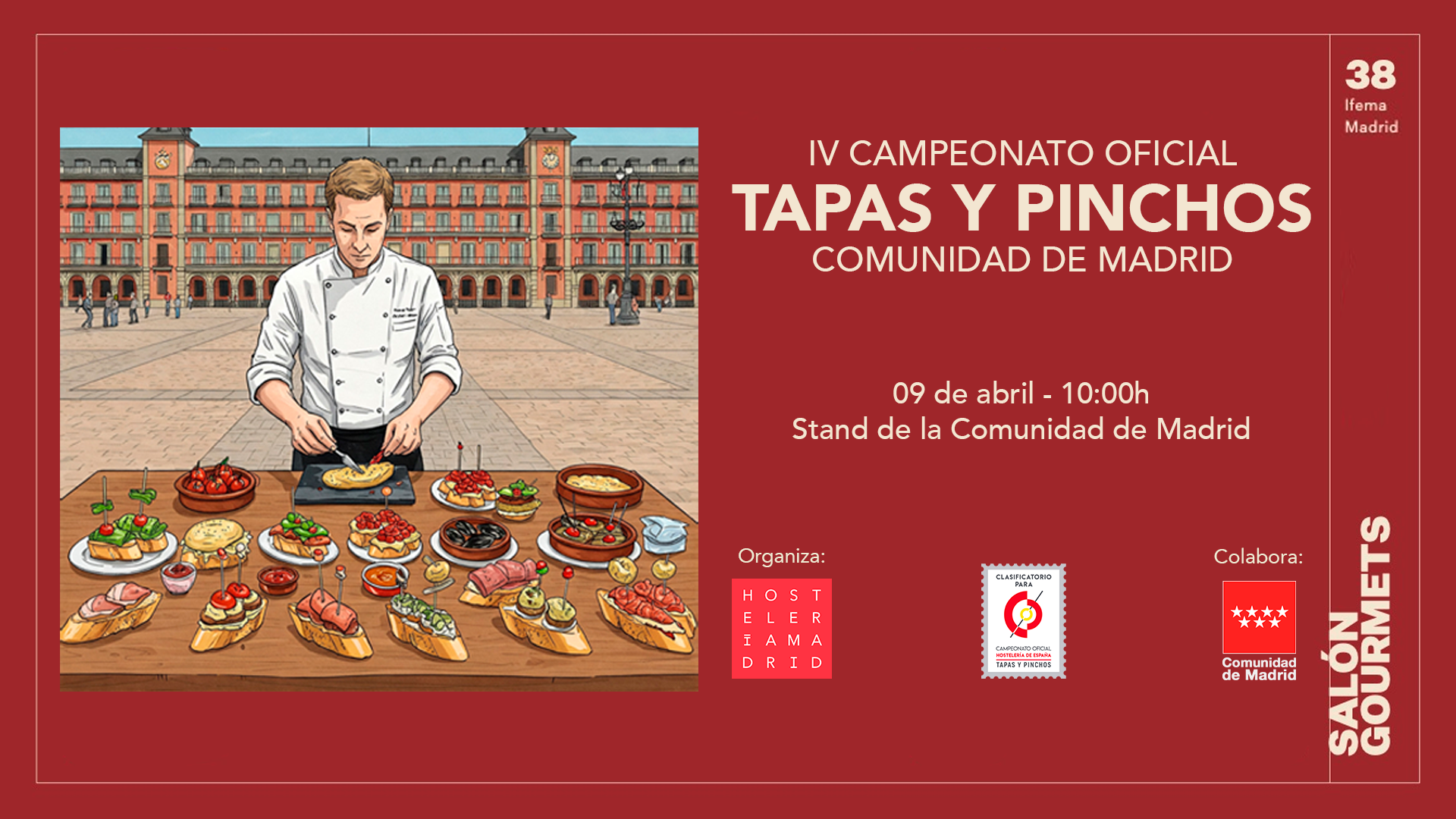 Siete de los mejores restaurantes de la región compiten en el IV Campeonato oficial de tapas y pinchos de la Comunidad de Madrid - La Viña