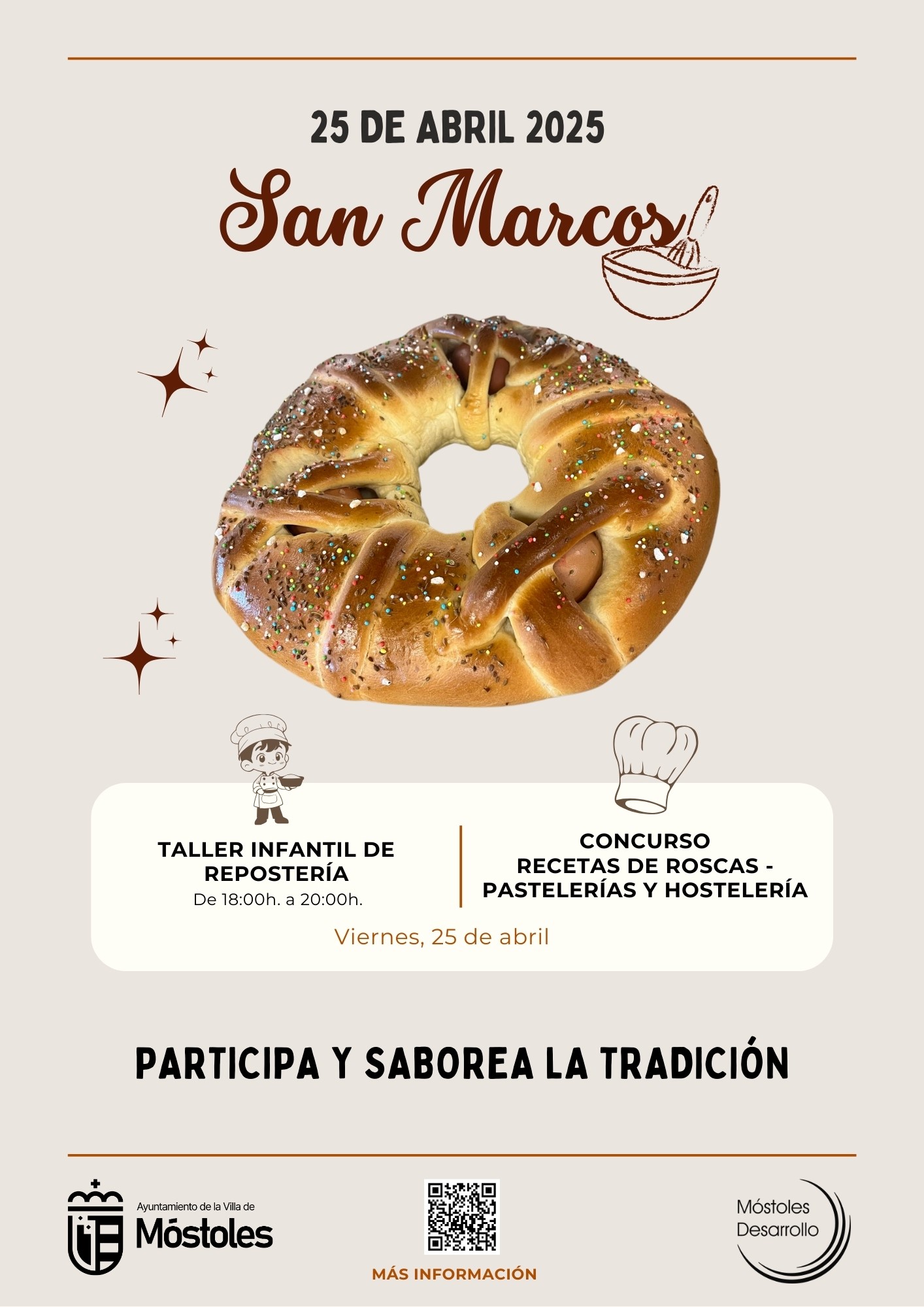 Móstoles crea un concurso de rosca de San Marcos - La Viña