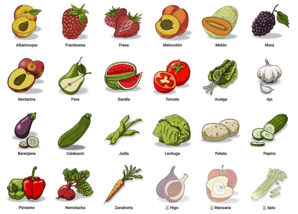 alimentos de temporada julio