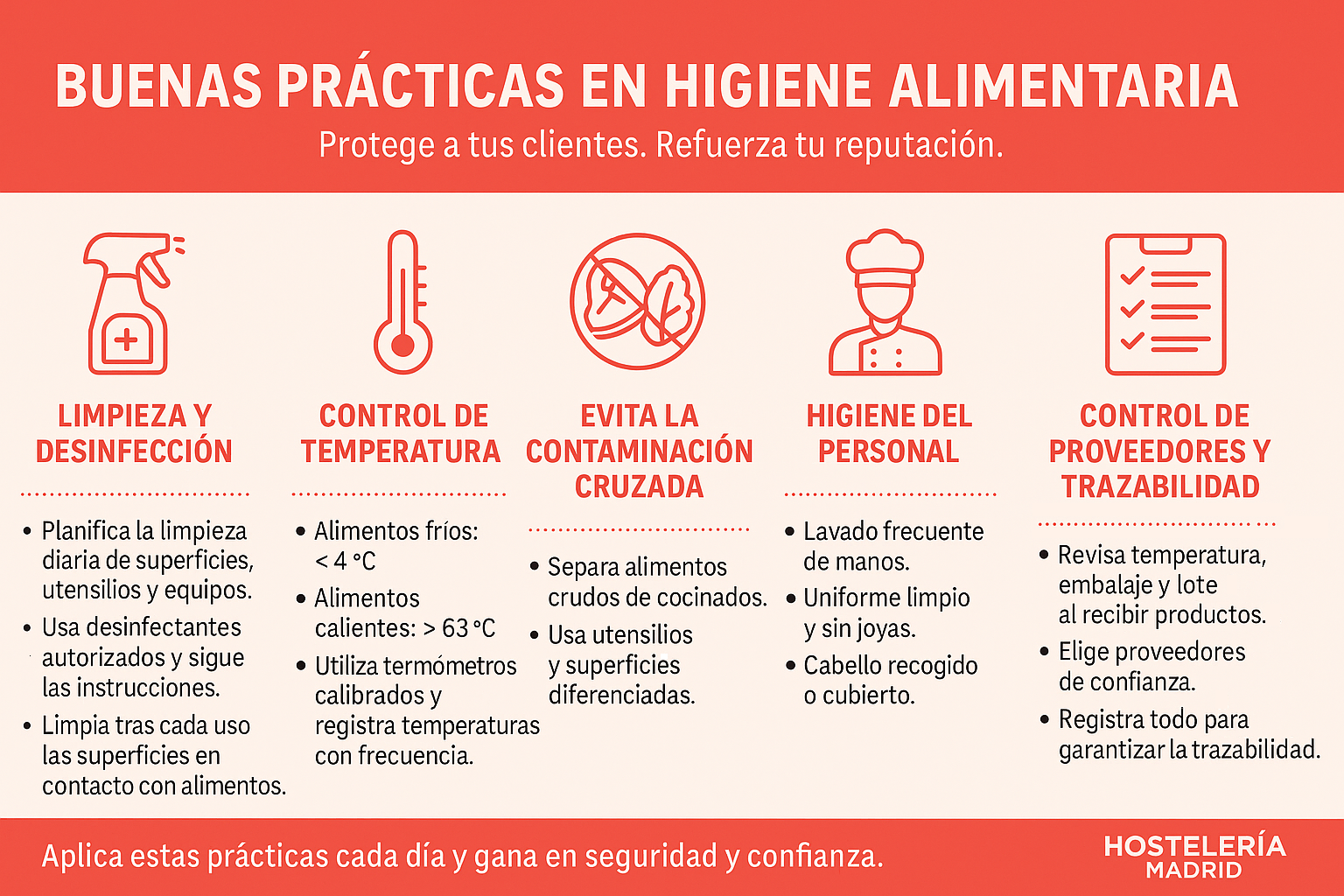 Buenas prácticas de higiene alimentaria en tu restaurante - La Viña